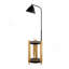 Lampe de plancher de luxe avec abat-jour en métal