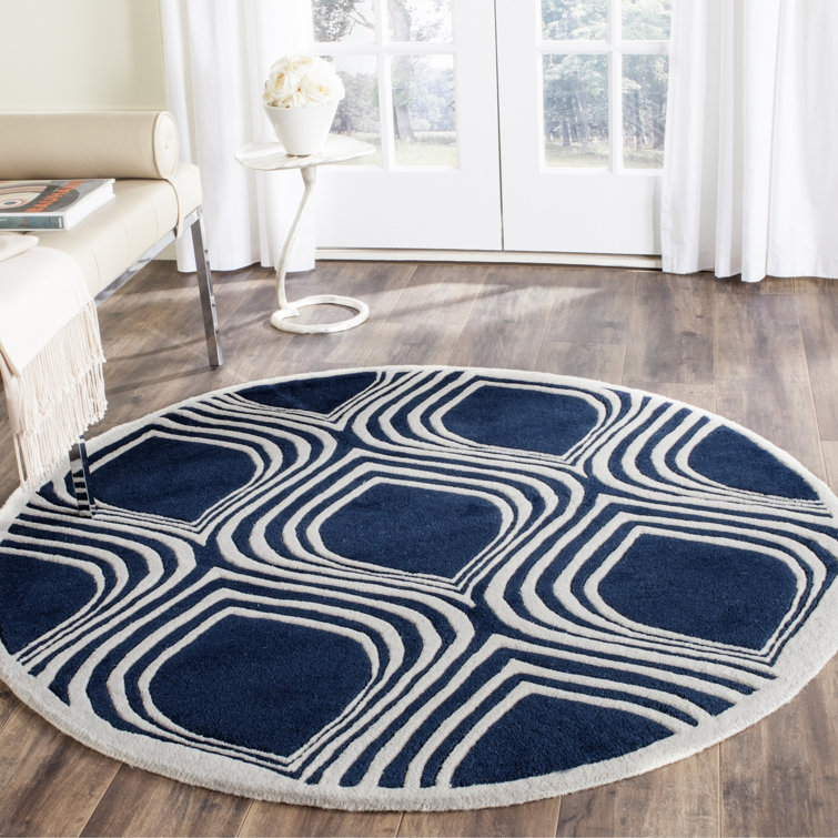 Oglesbee Hand Tufted Wool Abstract Rug