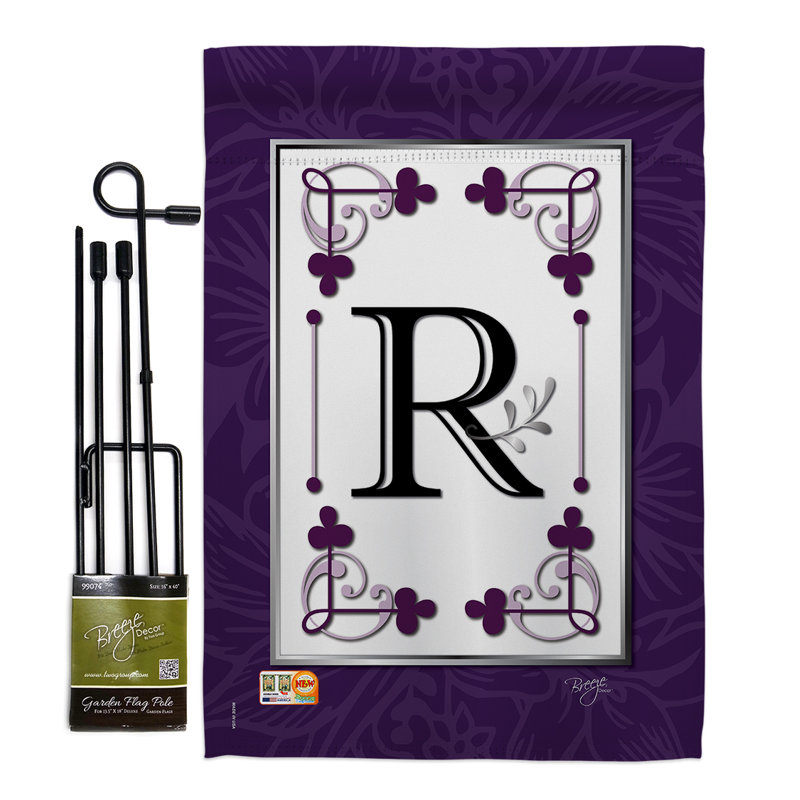 Ensemble de drapeaux en polyester 18,5 po x 13 po Eastcroft, R