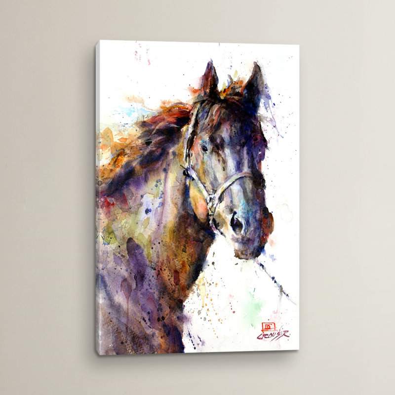 « pamrapo », peinture sur toile, H 26 po x l 18 po x P 1,5 po, Toile encadrée noire, Pas de tapis