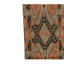 Ikat Area Rug in Brown/Orange/Dark