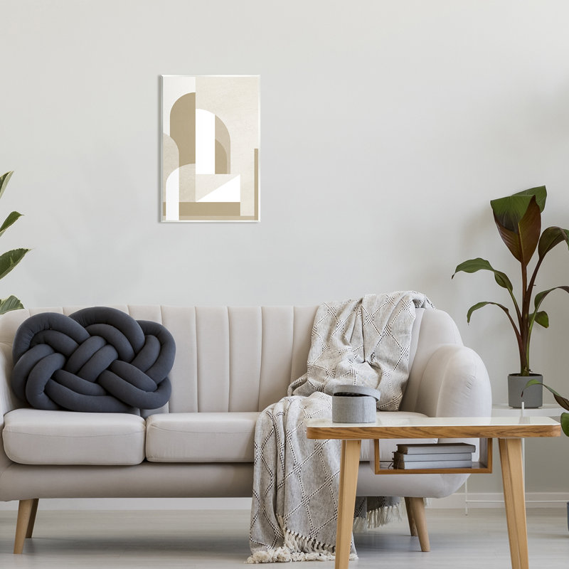«Neutral Arches Architecture» par Lil 'Rue, H 19 po x l 13 po x P 0,5 po