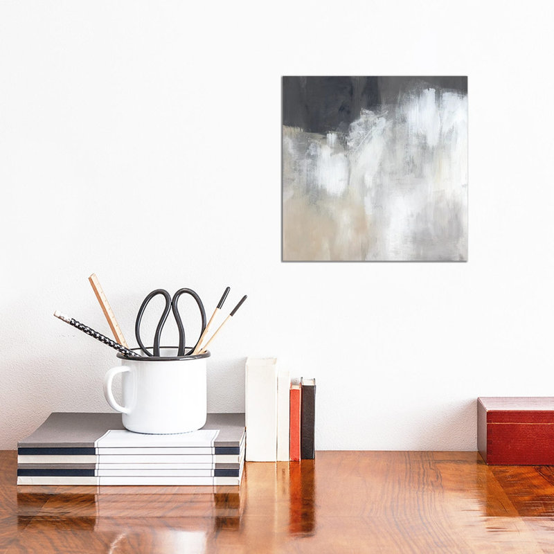 Neutral Abstract II by Jennifer Paxton Parker - Wrapped Canvas Painting, 30.48 cm H x 30.48 cm W