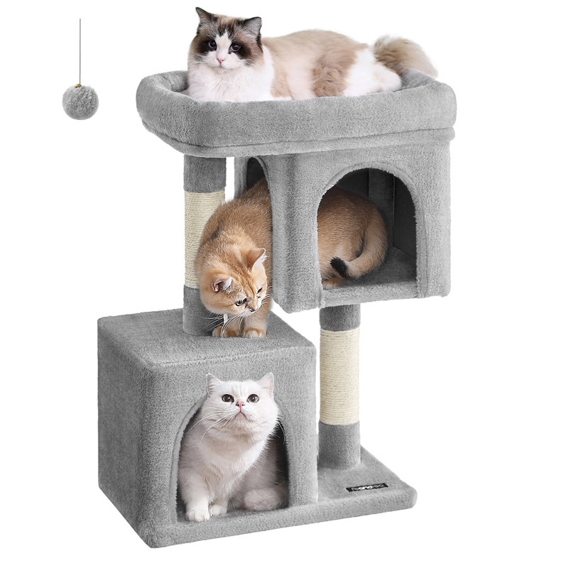 74cm Cat Tree, Light Grey
