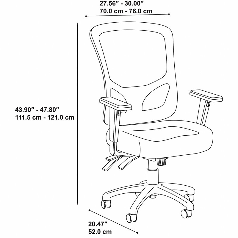 Fauteuil de direction Bush Mesh Bush