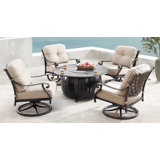 Mccomas Outdoor 5 - Piece Conversation Set