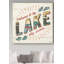 « rétro lake ii », art textuel sur toile tendue-31879169