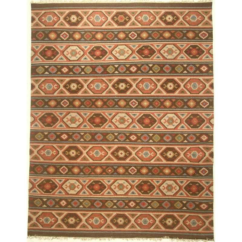 Flatweave Ikat Area Rug