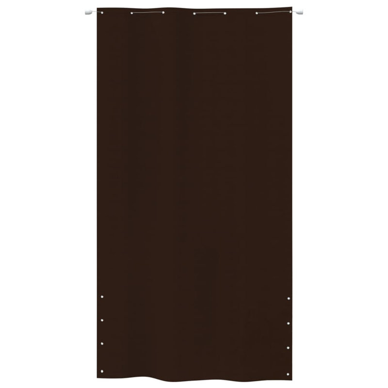 Aleksejus Single Curtain Panel, 240cm H x 140cm W, Brown