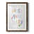 Papier, cadre noyer