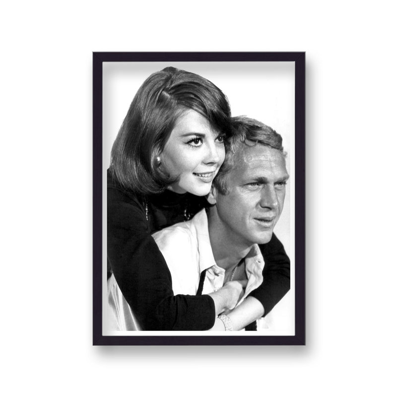 Steve Mcqueen Natalie Wood Publicity Shot The Proper Stranger - Single Picture Frame Print