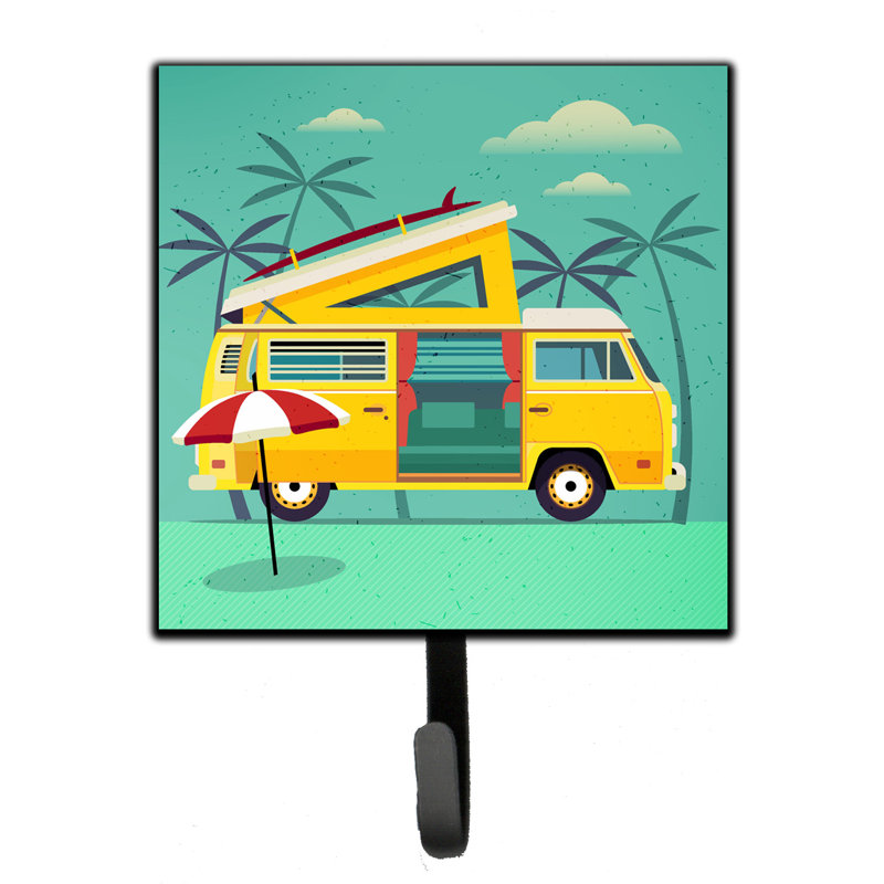Organisateur de clés murales de la plus grande aventure avec crochets de adventure camper van Kucera