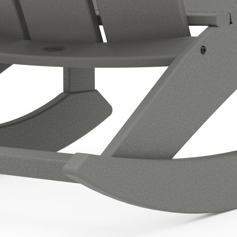 Chaise berçante Adirondack POLYWOOD, Gris ardoise