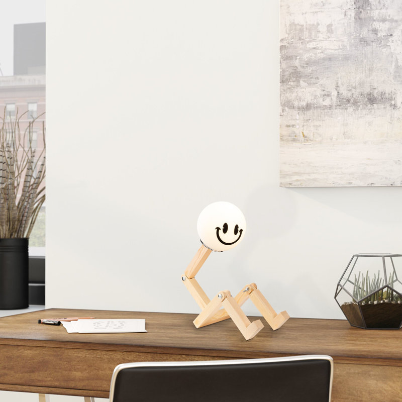Lampe de table brune 22,05 po Yusha