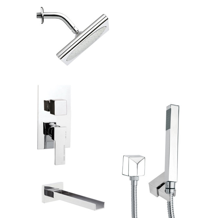Tyga Complete Shower System with Rough in-Valve
