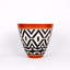 African Handmade Ceramic Dessert Bowl