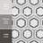 Coco 7" x 8" Porcelain Patterned Wall & Floor Tile