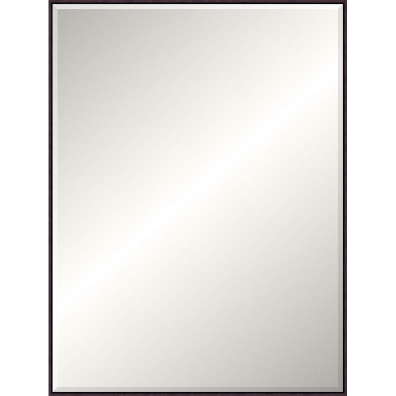 Floater 1 Solid Wood Beveled Mirror, Rectangle, 89.25" x 49.25", Espresso