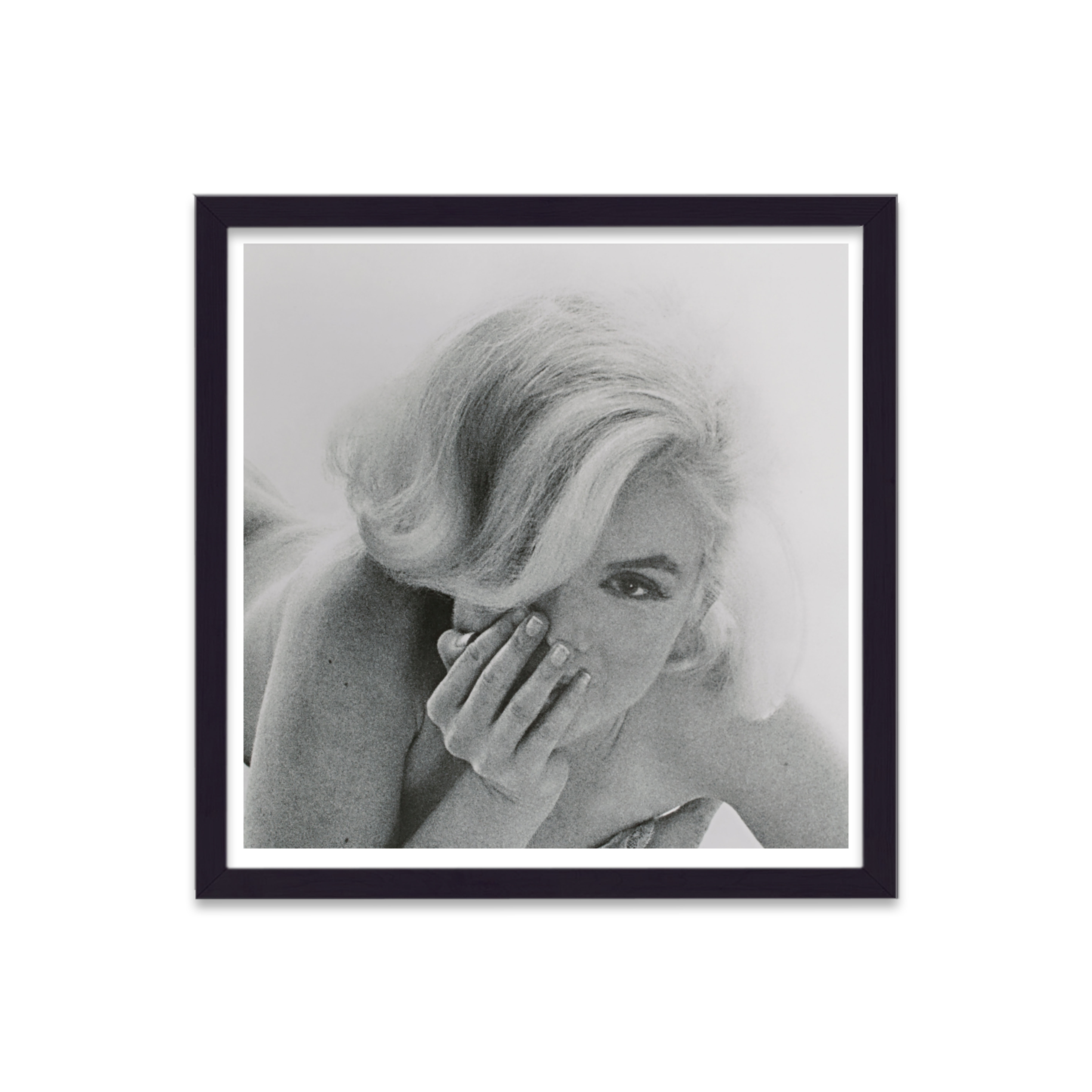 George Oliver Marilyn Monroe Nude Looking Into Camera Hair Over One Eye