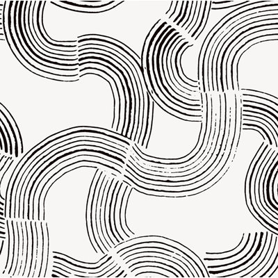 Diamond Mid-Century Peel & Stick Abstract Wallpaper