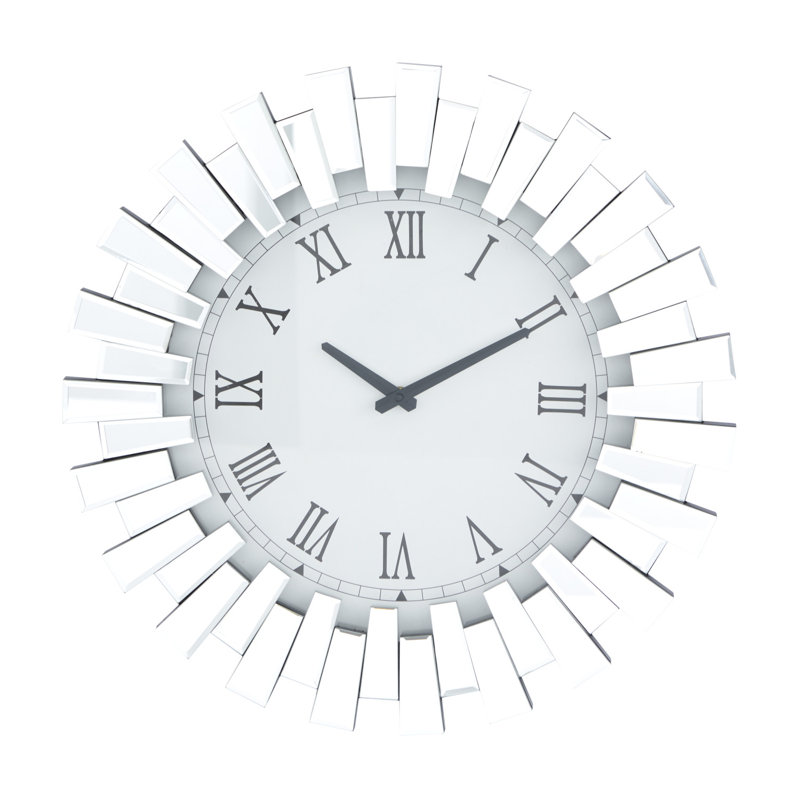 Upminster Glass Wall Clock