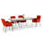 Farrell - Modern White Extendable Dining Table