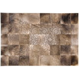 Filigrano Cowhide Southwestern Area Rug in Brown