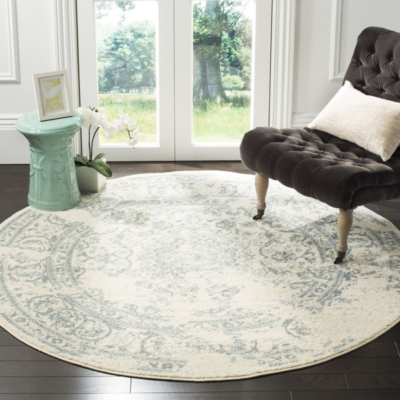 Tapis oriental ivoire / ardoise Nuss