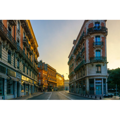 Old Buildings In France by Southtownboy - Wrapped Canvas Print