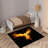 Exquisite Floral Printed Soft Pile Rug with Mesmerizing Color Pattern Ideal for Enhancing the Beauty of Your Living Room or Bedroom-1867321249