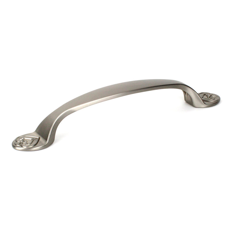 Poignée arche de 8 po Iris, Nickel satiné mat