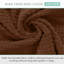 Ensemble de serviettes 6 pièces Willow - 100% coton peigné, 630 g / m² de qualité supérieure, chocolat, ultra doux et très absorbant (6 serviettes de bain)-1833370054-1833370072