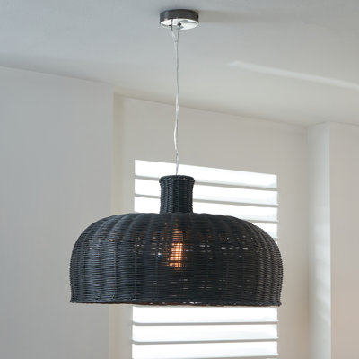 Shandon 1 - Light Black Dome Pendant