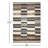 Oniel Geometric Machine Woven Area Rug -48784419