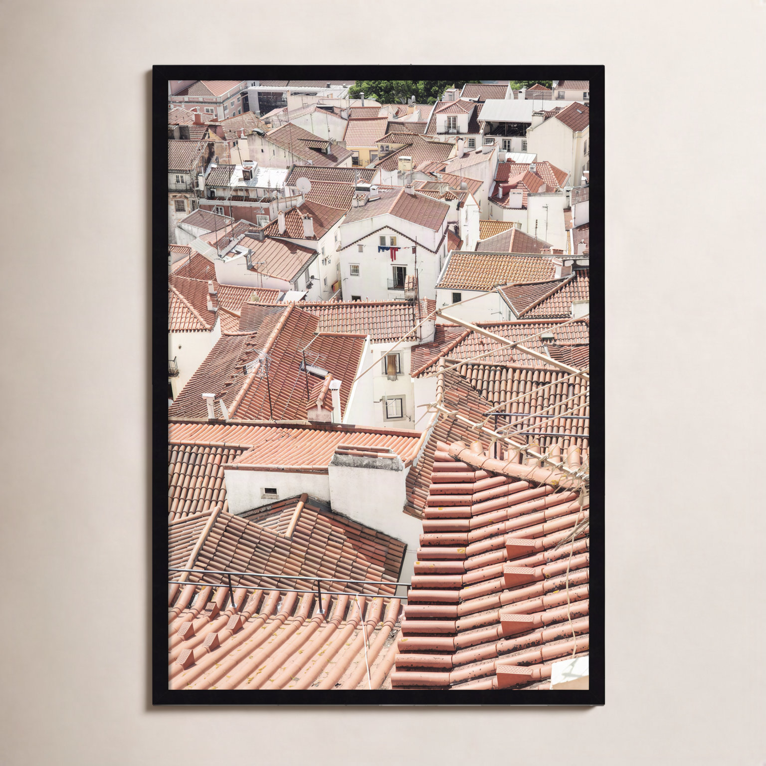 Pipperidge "Alfama 02" Print, Black, 33" H x 23" W