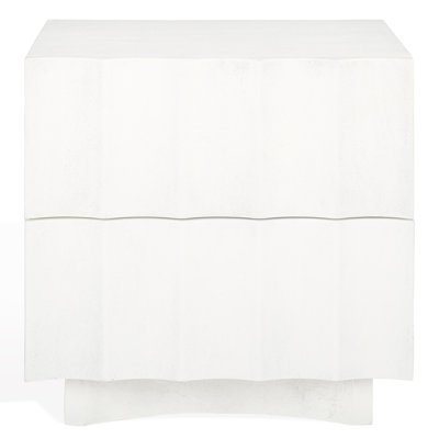 1-Drawer Fluted Nightstand