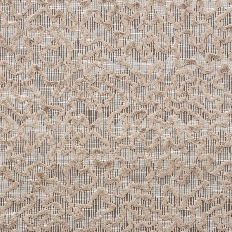 Tissu en velours Janis, Brun