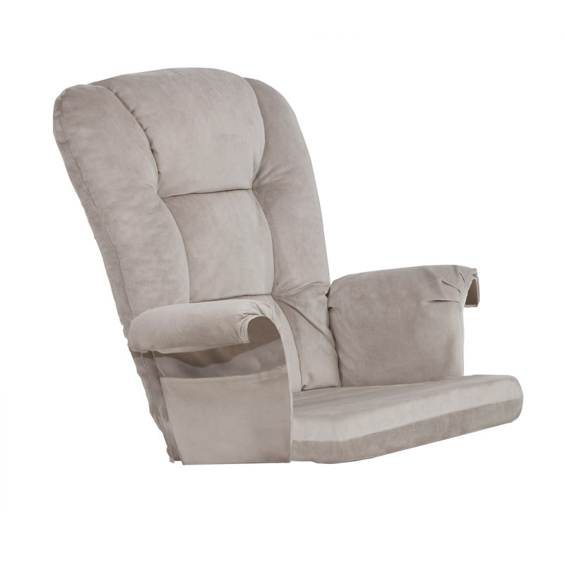 Trule Fauteuil oscillant siège dossier coussin d'accoudoir et