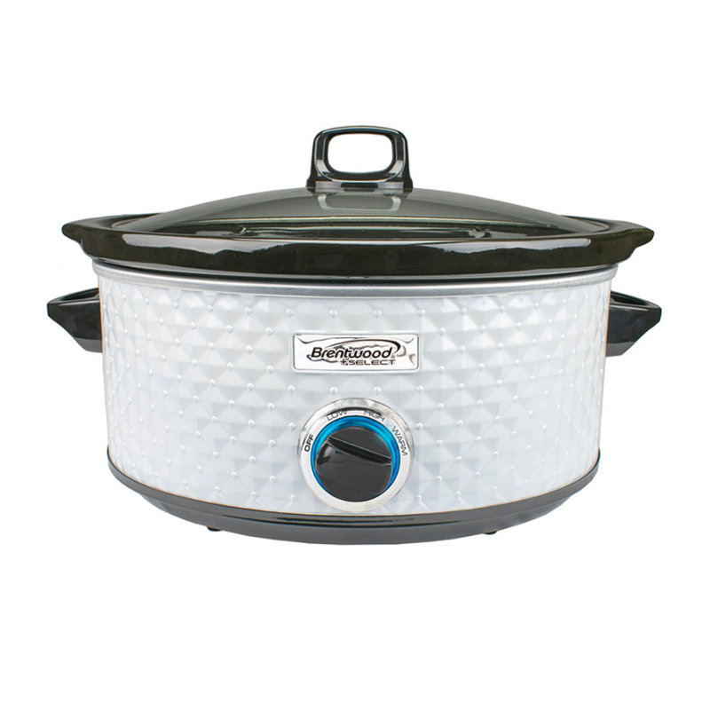 Brentwoo 7 pte Mijoteuse, Blanc