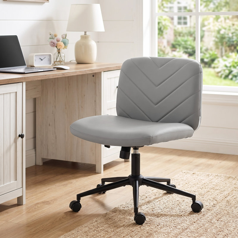 HOMCOM Office Chair, Grey, Black