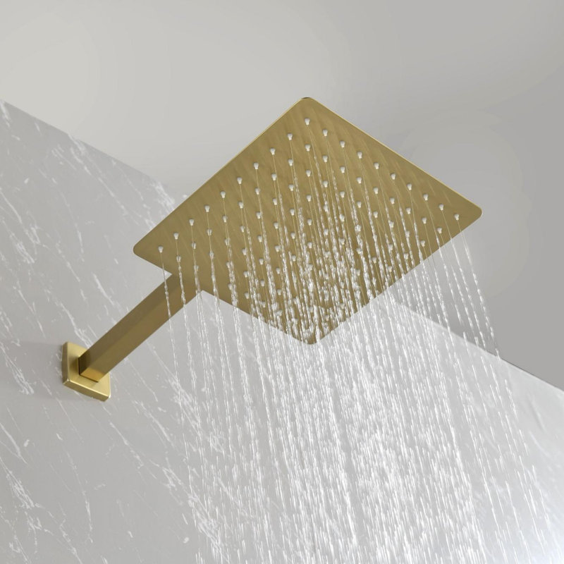 Dual Shower Head System with Rain Shower and Handheld Shower