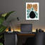 Art mural en verre Winston Porter «Boho Golden Flowers In Vase 1» par Yvette St. Amant-1477463490