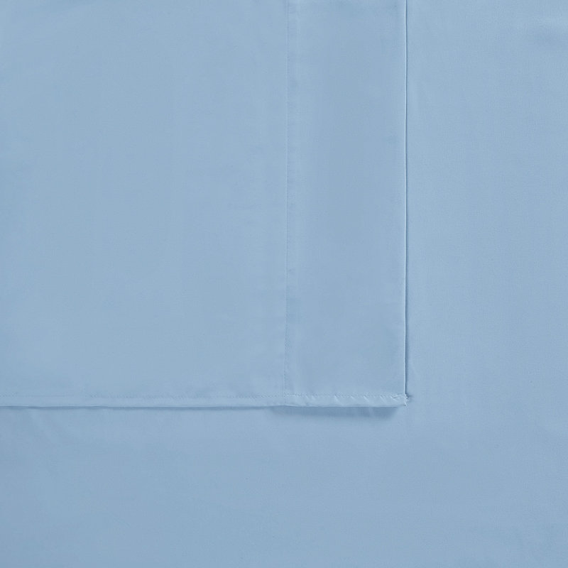 Everyday Microfiber Sheet Set, Queen Sheet Set with 2 Pillowcases, Sky Blue