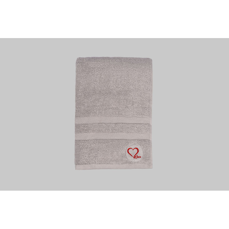 Serviette de bain en coton biologique de qualité supérieure, 1 pièce, 27,6 po x 55,1 po | 100% coton, 520 g / m² | Lavable à la machine, couleur grise | Serviette douce, absorbante et écologique pour une expérience de salle de bain luxueuse