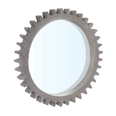 Effet de miroir décoratif en forme de patchwork rétro vintage en bois de 17 po x 17 po avec miroirs de grande taille individuellement sur des murs d'art, vendu individuellement