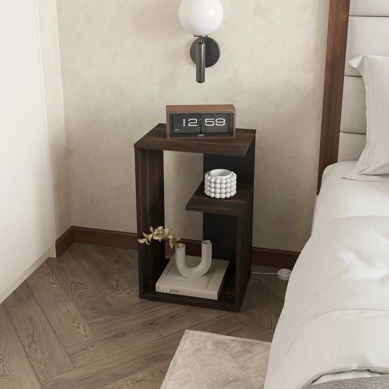 Table de chevet avec rangement ouvert Iseabail