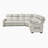 Savion 128" Modern & Contemporary 3-Piece Power Reclining Sectional - Faux leather Sectional with Ultimate Drop-Down Console with Wireless Charging and Dual Power Reclining & Adjustable Headrests-1827624355