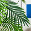 120cm Faux Palm Tree in Cement Pot