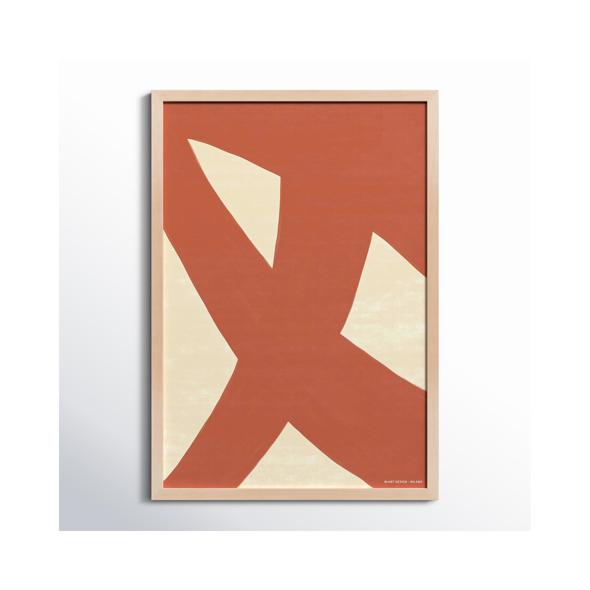 Depner Form & Fusion 3, 50" H x 35" W x 1.25" D, Maple Framed Paper