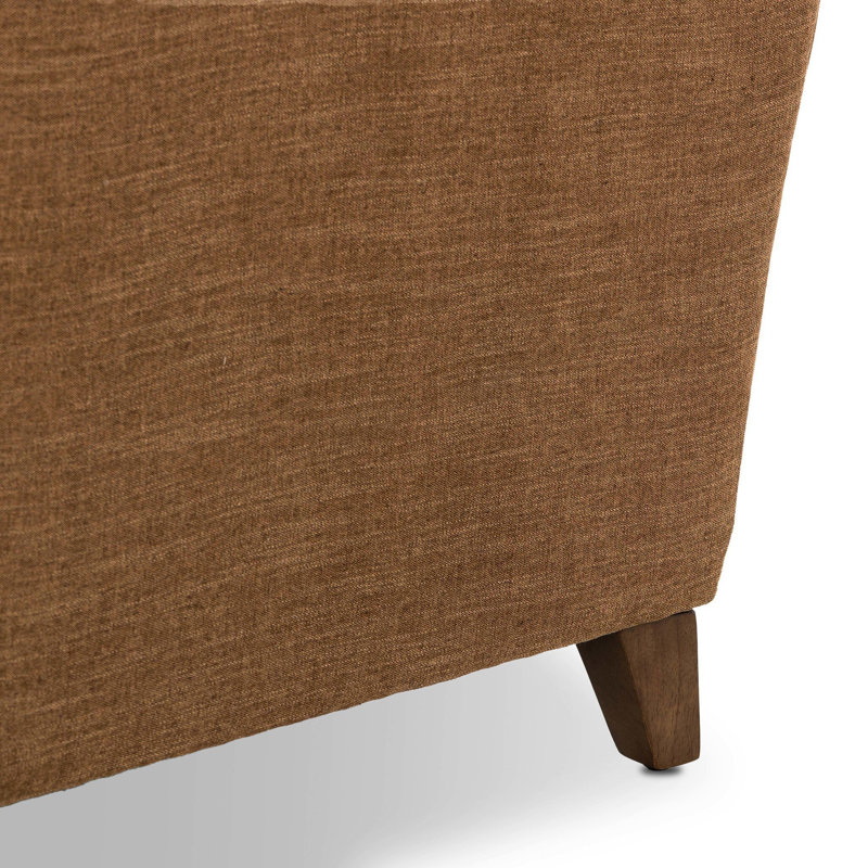 Lynne Armchair, Ochre Polyester Blend